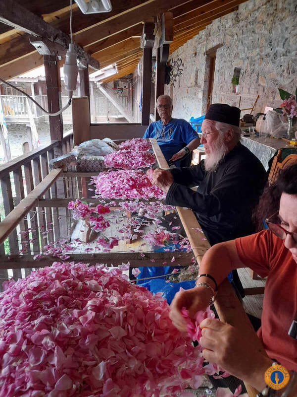 Lake Doxa - Walk in the Alps of Corinthia by George, our Gastronomic correspondent from “Taste Local Greece” - Gastronomy Tours Priest making spoon sweet 1 - Gastronomy Tours